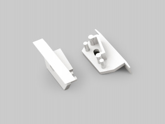 LED profile DIAGONAL14 F/TY white painted LED profile DIAGONAL14 F/TY white painted