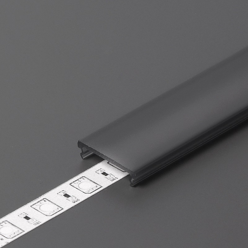 LED profile LINEA20 EE7F/TY black anod. LED profile LINEA20 EE7F/TY black anod.