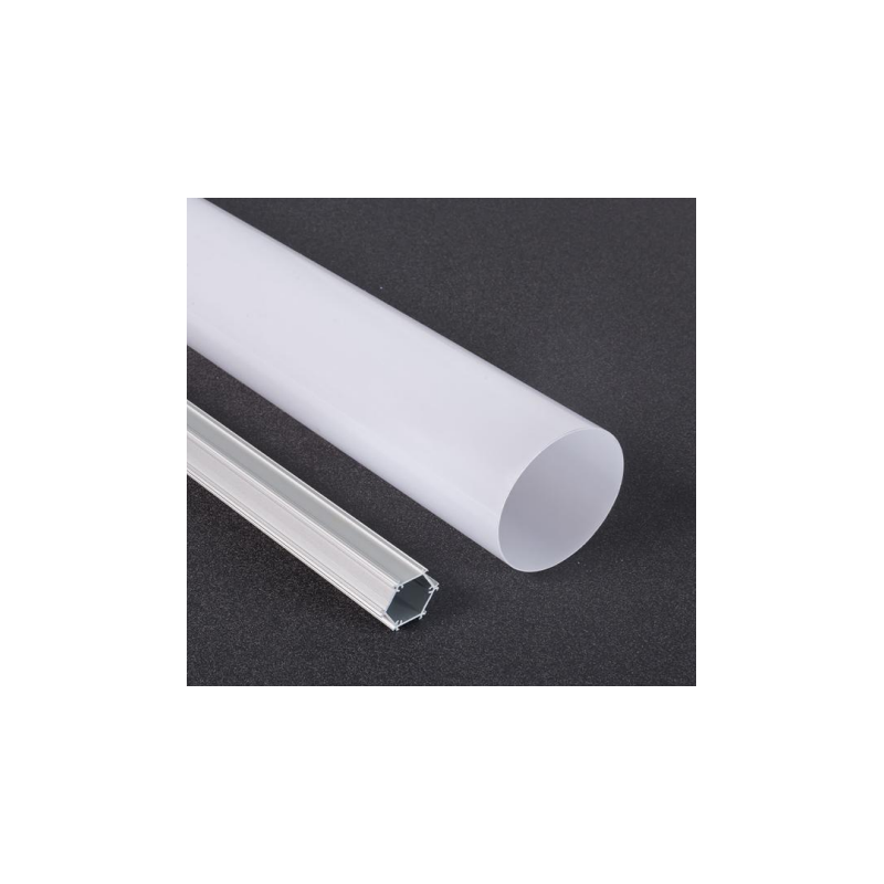 R1 LED profile, 2m, 360 degree Beam Angle Tube 76mm, veritcal suspened R1 LED profile, 2m, 360 degree Beam Angle Tube 76mm, veritcal suspened