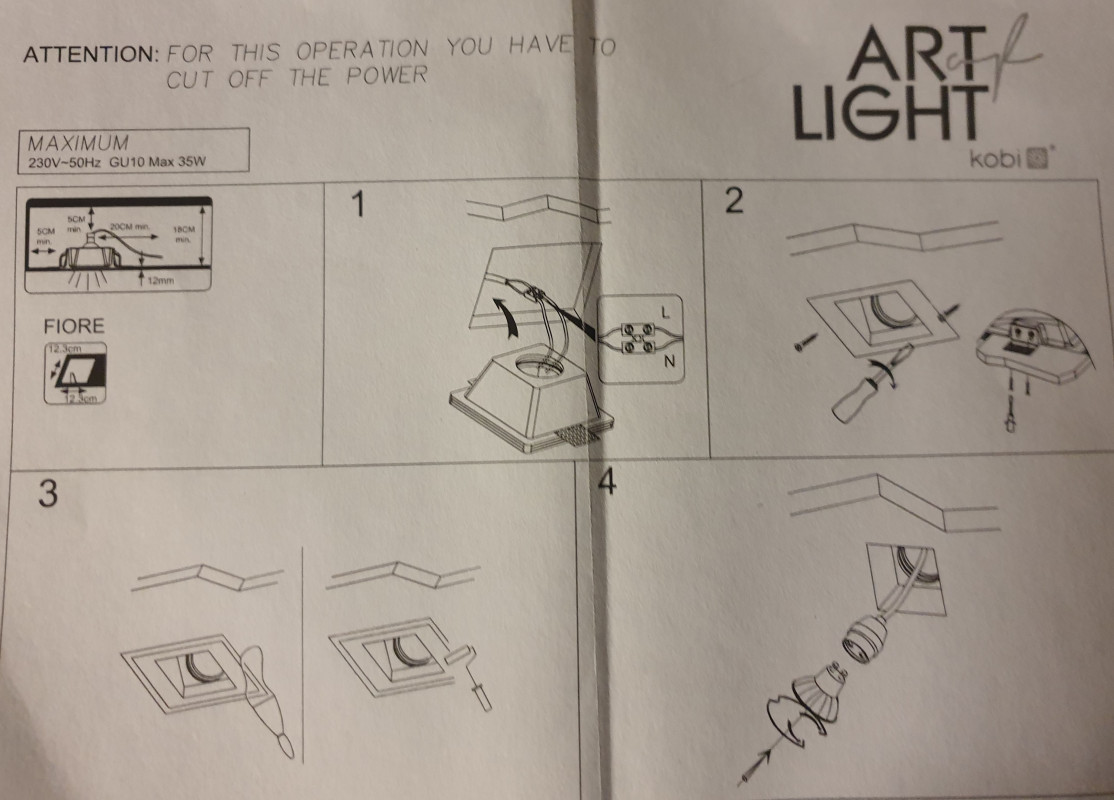 Fiore - Square Gypsum Plaster-In Recessed Baffled Ceiling Downlight Fiore - Square Gypsum Plaster-In Recessed Baffled Ceiling Downlight