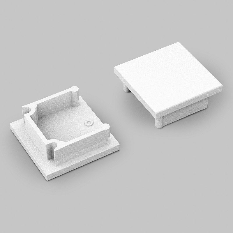 LED profile SMART16 BC3/U4 white painted LED profile SMART16 BC3/U4 white painted
