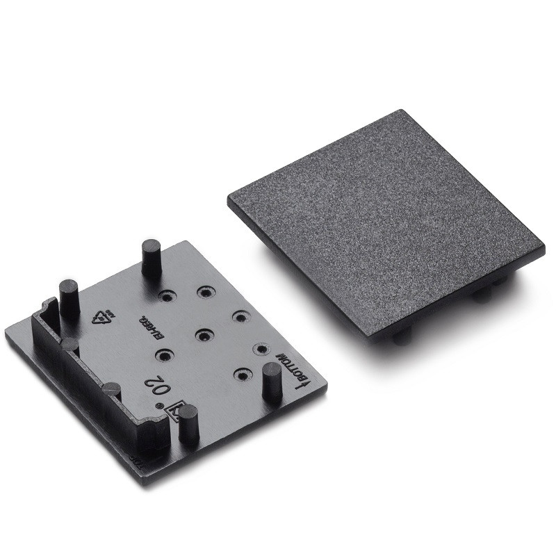 1m LED profile TXL2 (anodized, black) 33mm x 30mm, set with cover 1m LED profile TXL2 (anodized, black) 33mm x 30mm, set with cover