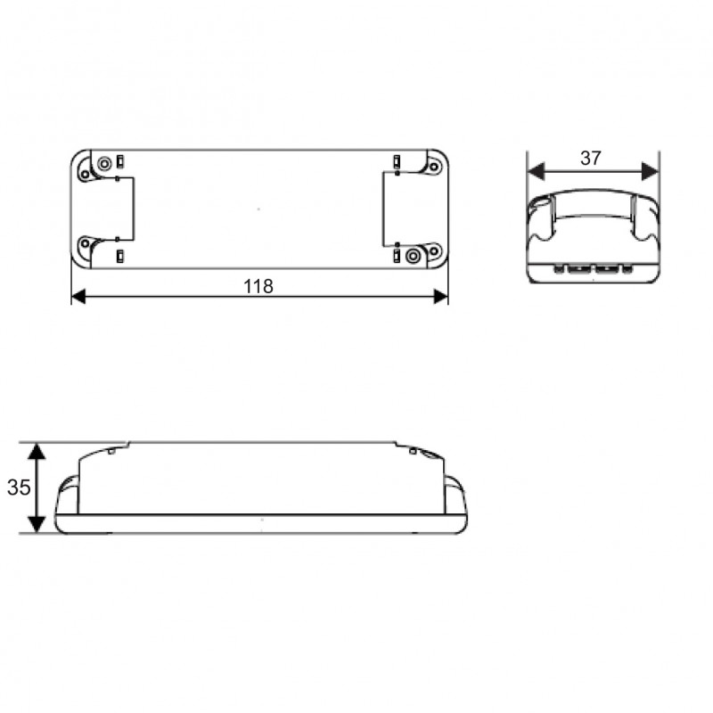 0 - 105W 12VAC Low Voltage Dimmable Electronic Transformer YT105 0 - 105W 12VAC Low Voltage Dimmable Electronic Transformer YT105