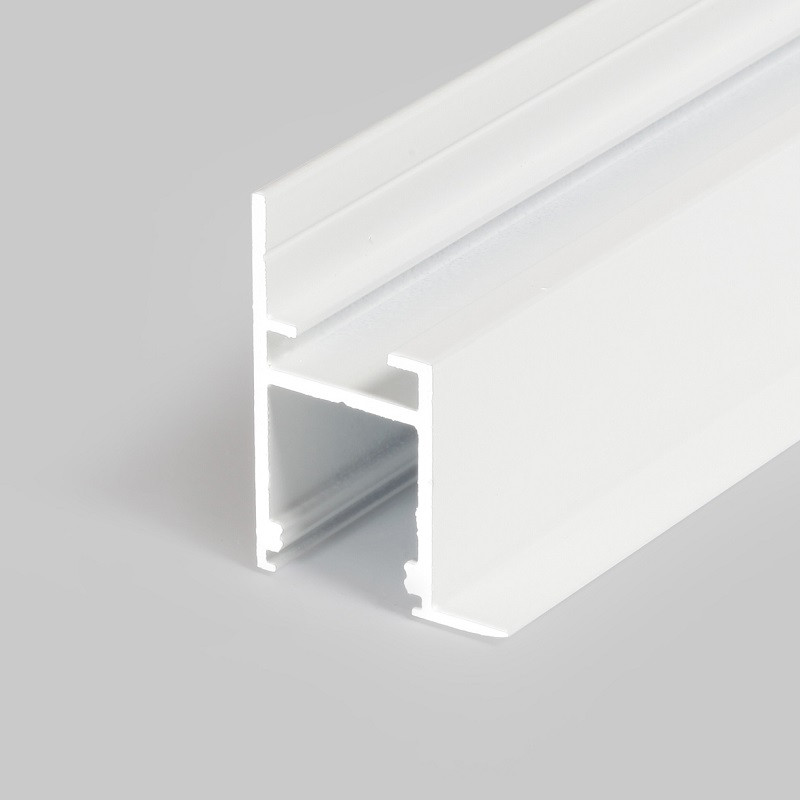 1m Alu-Ceiling LED profile C1 (painted, white) with diffuser for plasterboard, wall and ceiling wash 1m Alu-Ceiling LED profile C1 (painted, white) with diffuser for plasterboard, wall and ceiling wash
