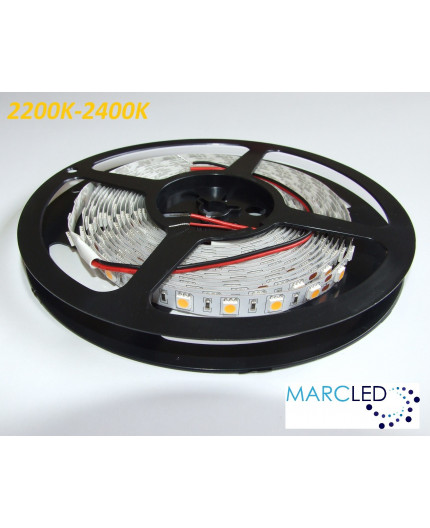 24VDC LED Flexible Strip 2200K-2400K SMD5060, 14.4W/m, 60 LEDs/m, IP20, 5m (72W, 300LEDs) 24VDC LED Flexible Strip 2200K-2400K SMD5060, 14.4W/m, 60 LEDs/m, IP20, 5m (72W, 300LEDs)