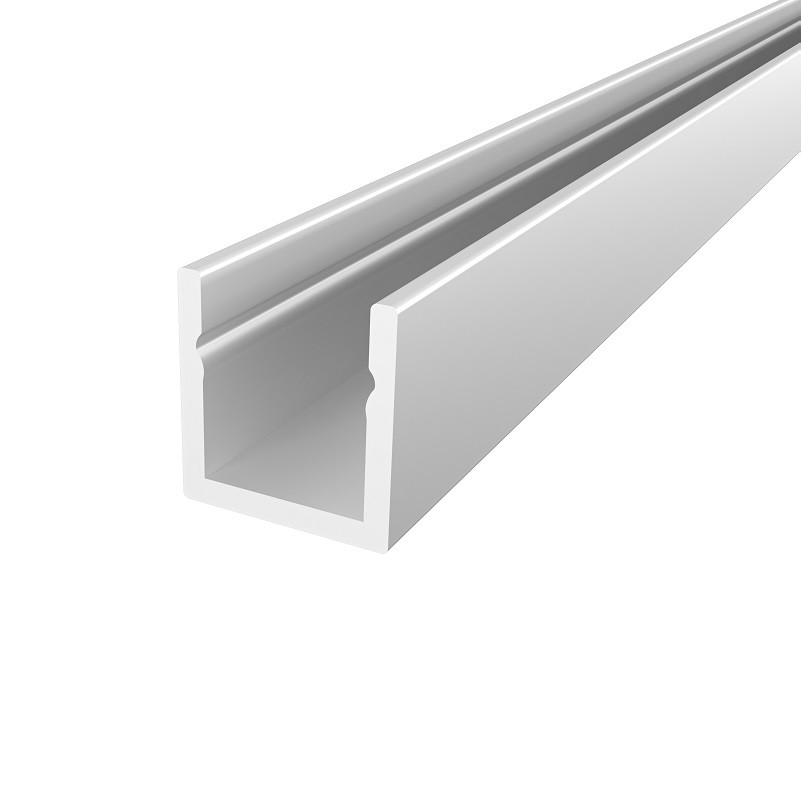 1m anodized 7x7mm ME2 surface LED aluminium extrusion with diffuser 1m anodized 7x7mm ME2 surface LED aluminium extrusion with diffuser