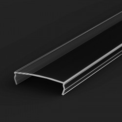 2m LED Aluminium U-profile EW2 black painted with diffuser 2m LED Aluminium U-profile EW2 black painted with diffuser