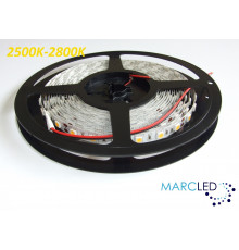24VDC LED Flexible Strip (tape) 2700K SMD5060, 14.4W/m, 60 LEDs/m, IP20, 5m  (5000mm)