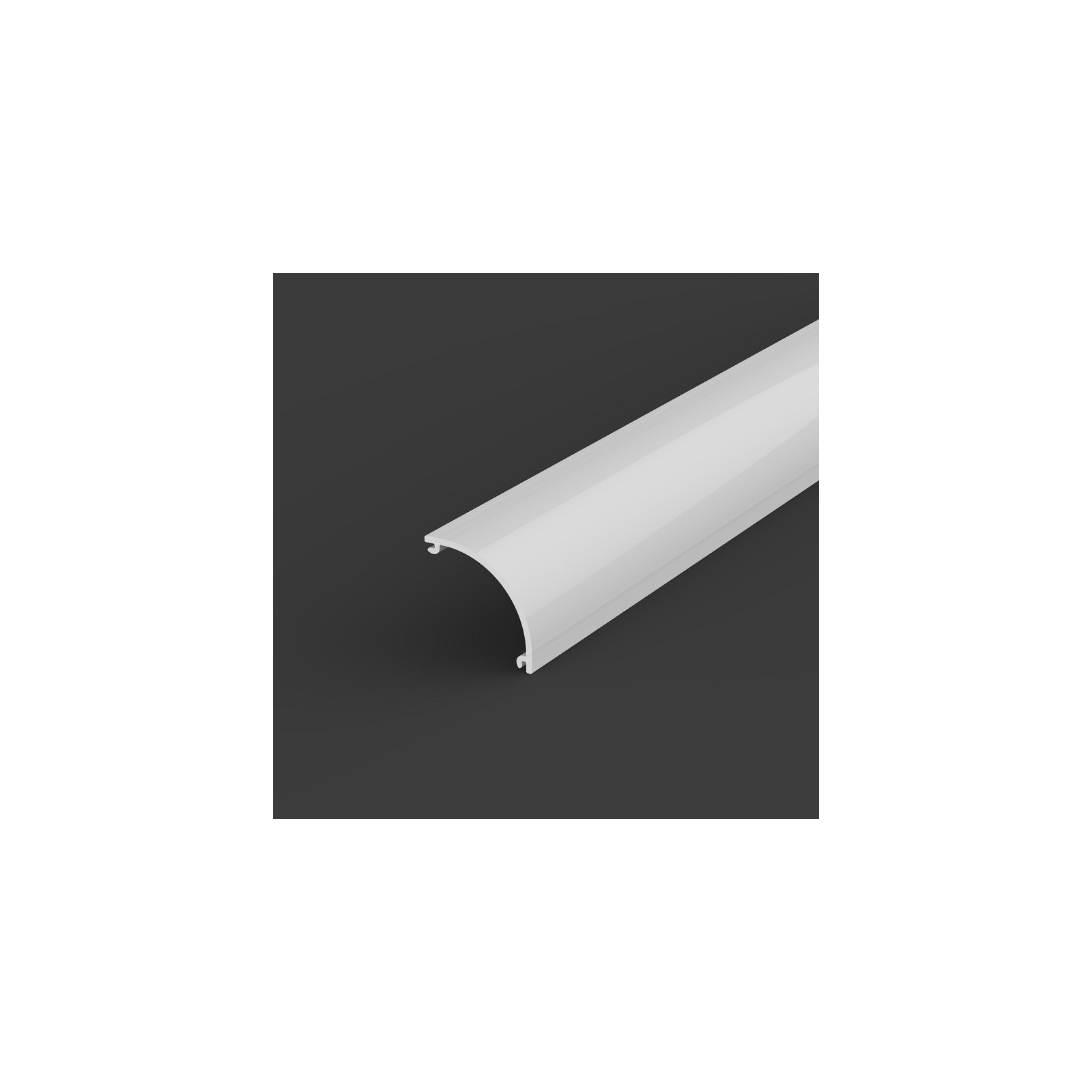 1m extra milky diffuser for corner LED aluminium A3 A3 LED Profile