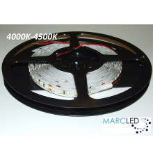 24VDC LED Flexible Strip 4000K-4500K SMD2835, 16W/m, 120 LEDs/m, IP20, 5m a roll  (5000mm, 80W, 600LEDs)