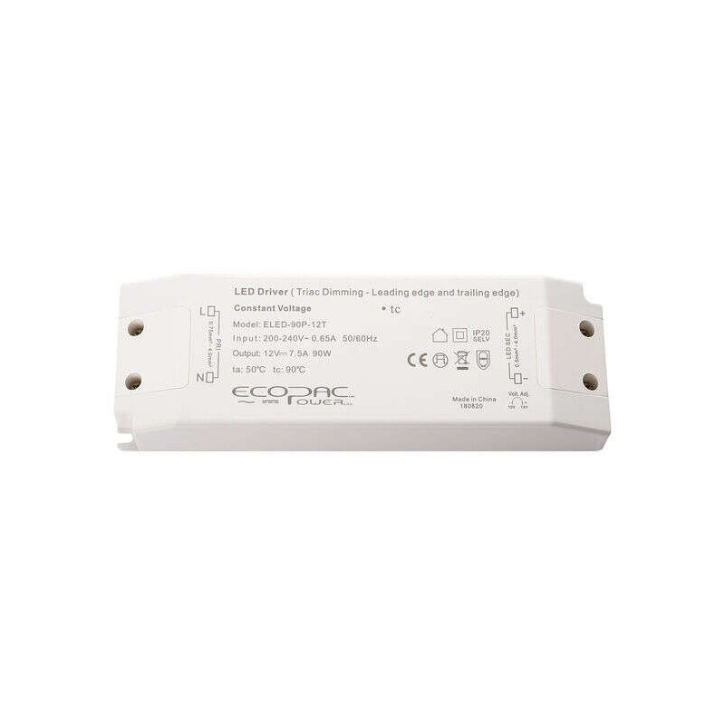 100W, ELED-100-24T, Mains to 24Vdc Triac dimmable LED driver, IP66 100W, ELED-100-24T, Mains to 24Vdc Triac dimmable LED driver, IP66