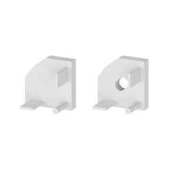 ME3 Corner LED Profile End Cap - Single Plastic Cap