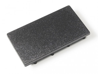 2m BTL2 Batten LED profile (anodized, black), set with opal cover 2m BTL2 Batten LED profile (anodized, black), set with opal cover