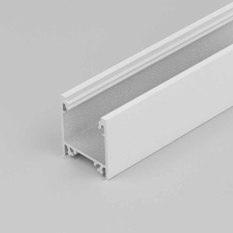 2m BTL2 Batten LED profile (painted, white), set with opal cover 2m BTL2 Batten LED profile (painted, white), set with opal cover