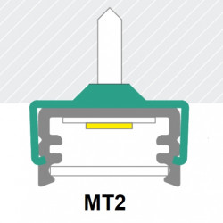 T2, MT2 metal clip spring for LED profile T2, MT2 metal clip spring for LED profile