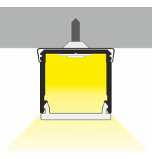 BUDDY14-02 surface / recessed mount LED aluminium profile, anodized BUDDY14-02 surface / recessed mount LED aluminium profile, anodized