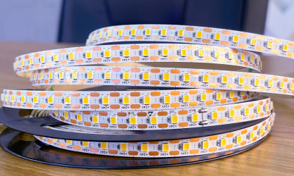 24VDC LED tape, 1-LED cut (10mm), 3000K, 8.4W/m, 100LED/m, 5m, IP20, SMD2835 24VDC LED tape, 1-LED cut (10mm), 3000K, 8.4W/m, 100LED/m, 5m, IP20, SMD2835