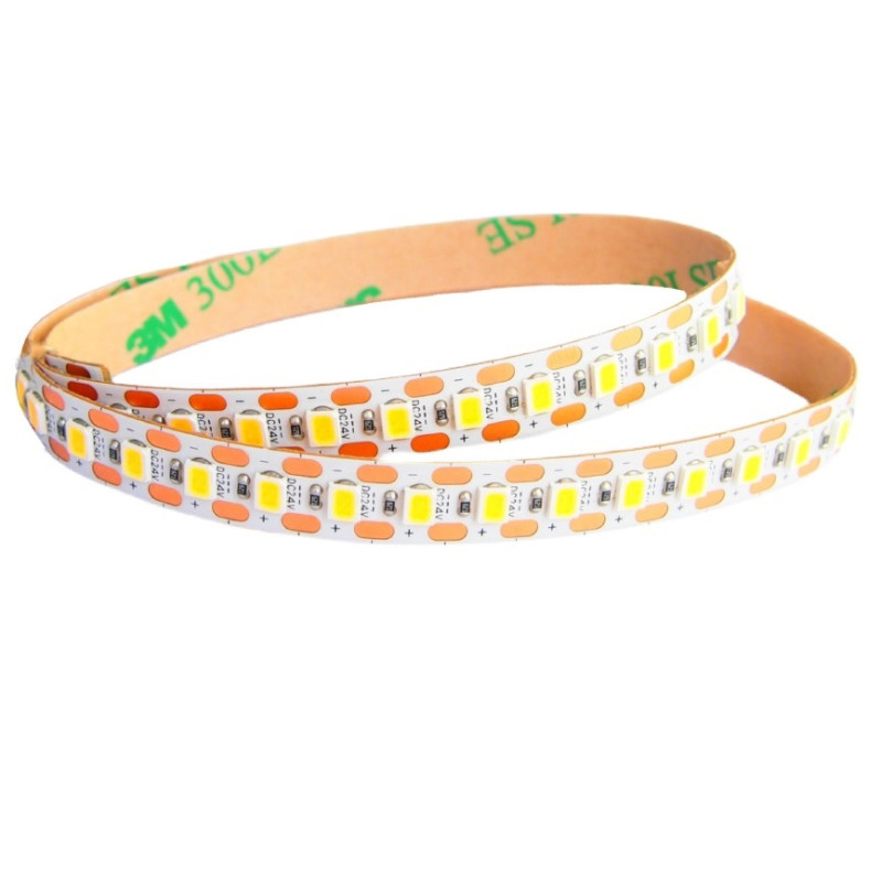 24VDC LED tape, 1-LED cut (10mm), 3000K, 8.4W/m, 100LED/m, 5m, IP20, SMD2835 24VDC LED tape, 1-LED cut (10mm), 3000K, 8.4W/m, 100LED/m, 5m, IP20, SMD2835