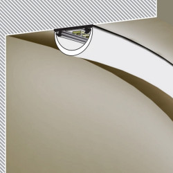 1m flexible LED ARCH1 aluminium profile for arches, with opal cover 1m flexible LED ARCH1 aluminium profile for arches, with opal cover