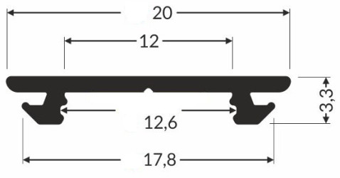 2m flexible LED ARCH1 heat sink profile, easy bendable 2m flexible LED ARCH1 heat sink profile, easy bendable