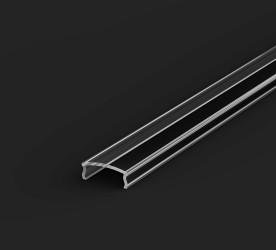 E1 black painted 2m recessed LED aluminium extrusion with diffuser E1 black painted 2m recessed LED aluminium extrusion with diffuser