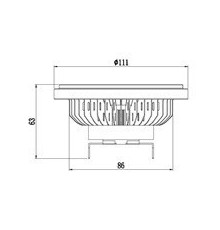15W AR111 G53 12V LED Spot Lamp Warm White Non-dimmable 40Degree 15W AR111 G53 12V LED Spot Lamp Warm White Non-dimmable 40Degree