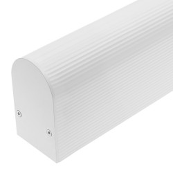 1m LED profile U2 (white, painted) 37mm x 60mm, suspended kit