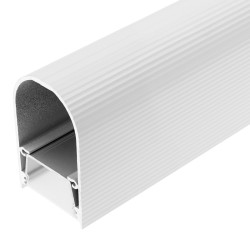 2m LED profile U2 (white, painted) 37mm x 60mm, suspended kit 2m LED profile U2 (white, painted) 37mm x 60mm, suspended kit