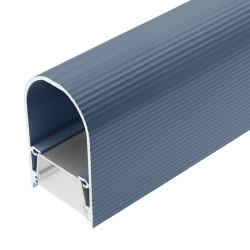 1m LED profile U2 (titanium blue, painted) 37mm x 60mm, suspended kit 1m LED profile U2 (titanium blue, painted) 37mm x 60mm, suspended kit