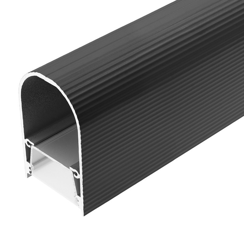 2m LED profile U2 (black, painted) 37mm x 60mm, suspended kit 2m LED profile U2 (black, painted) 37mm x 60mm, suspended kit