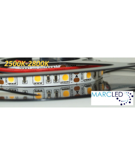 12VDC LED Strip 2700K SMD5060, 14.4W, 60 LEDs, IP20, 1m (1000mm) 12VDC LED Strip 2700K SMD5060, 14.4W, 60 LEDs, IP20, 1m (1000mm)
