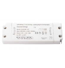 24Vdc 30W Triac dimmable (leading / trailing edge) LED driver, ELED-30P-24T, Premium