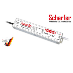 100W 24VDC Waterproof LED Power Supply SCH-100-24, Scharfer, 7 years warranty