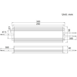 400W 24VDC Waterproof LED Power Supply SCH-400-24, Scharfer, 7 years warranty 400W 24VDC Waterproof LED Power Supply SCH-400-24, Scharfer, 7 years warranty