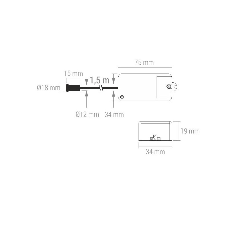 Mini Recessed/Surface Mount Cabinet Infra-red IR Sensor Switch 500W 220-240V Mini Recessed/Surface Mount Cabinet Infra-red IR Sensor Switch 500W 220-240V
