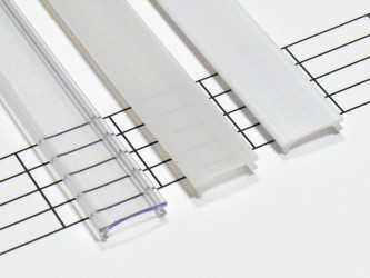 K0 mini LED plain aluminium extrusions, 1m, with diffuser K0 mini LED plain aluminium extrusions, 1m, with diffuser