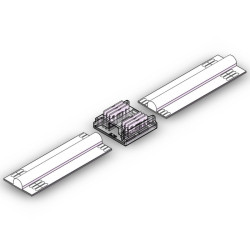 6 Pin Tape to Tape Connector for IP20 RGB+CCT (WRGBW) 12mm COB Strip, no soldering 6 Pin Tape to Tape Connector for IP20 RGB+CCT (WRGBW) 12mm COB Strip, no soldering
