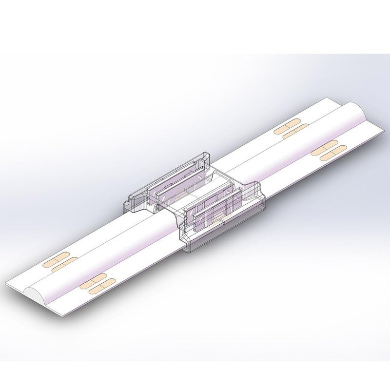 4 Pin Tape to Tape Connector for 10mm IP20 RGB COB Strip, no soldering 4 Pin Tape to Tape Connector for 10mm IP20 RGB COB Strip, no soldering