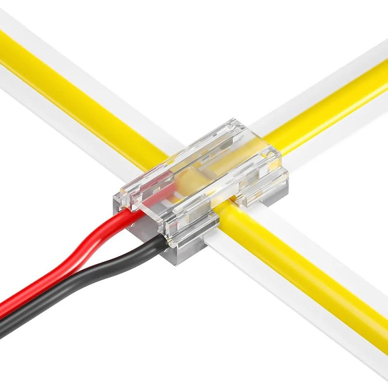 2 Pin Multi Function Quick Connector for 8mm IP20 Single Colour COB/SMD Strip 2 Pin Multi Function Quick Connector for 8mm IP20 Single Colour COB/SMD Strip