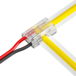 2 Pin Multi Function Quick Connector for 10mm IP20 Single Colour COB/SMD Strip 2 Pin Multi Function Quick Connector for 10mm IP20 Single Colour COB/SMD Strip
