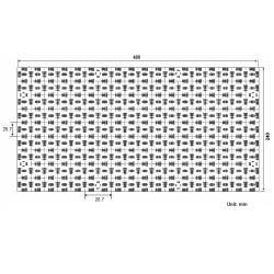 24V 72W 2700K-6500K 2-LED-Cut Dual-White Flexible Back Light Module/ Sheet SMD2835 24V 72W 2700K-6500K 2-LED-Cut Dual-White Flexible Back Light Module/ Sheet SMD2835