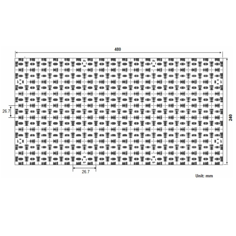 24V 72W 2700K-6500K 2-LED-Cut Dual-White Flexible Back Light Module/ Sheet SMD2835 24V 72W 2700K-6500K 2-LED-Cut Dual-White Flexible Back Light Module/ Sheet SMD2835