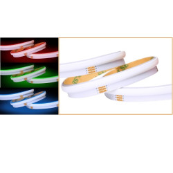 24VDC side view COB LED strip RGB, 12W/m, IP20, 5m (60W), Pro series