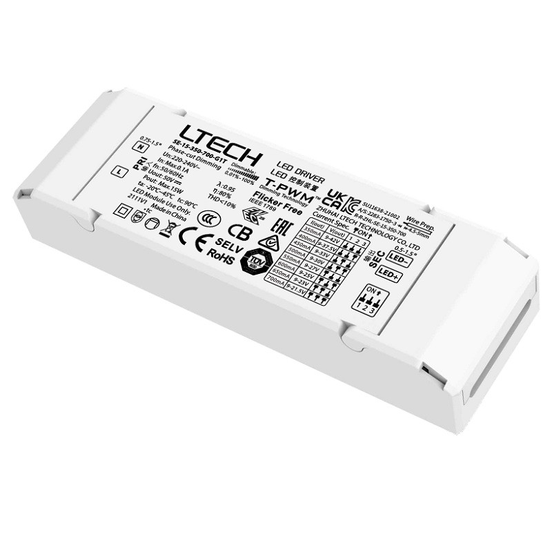 15W 350-700mA CC Triac Driver SE-15-350-700-G1T 15W 350-700mA CC Triac Driver SE-15-350-700-G1T