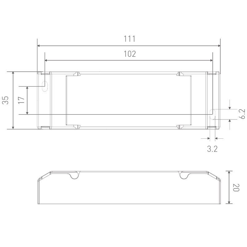 15W 350-700mA CC Triac Driver SE-15-350-700-G1T 15W 350-700mA CC Triac Driver SE-15-350-700-G1T