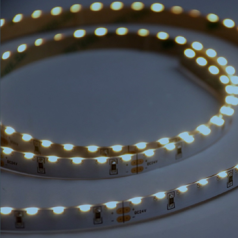 24VDC Side View LED tape, warm white 3000K, 9.6W/m, 120LED/m 5m SMD335 24VDC Side View LED tape, warm white 3000K, 9.6W/m, 120LED/m 5m SMD335
