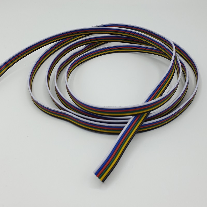 Extra / Extension Wires For RGB+CCT (2700K+RGB+6000K) 12V/24V LED Strip Lights Extra / Extension Wires For RGB+CCT (2700K+RGB+6000K) 12V/24V LED Strip Lights