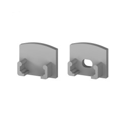 1m Plaster-in LED profile CAL13 for ceiling and drywall, set with cover 1m Plaster-in LED profile CAL13 for ceiling and drywall, set with cover