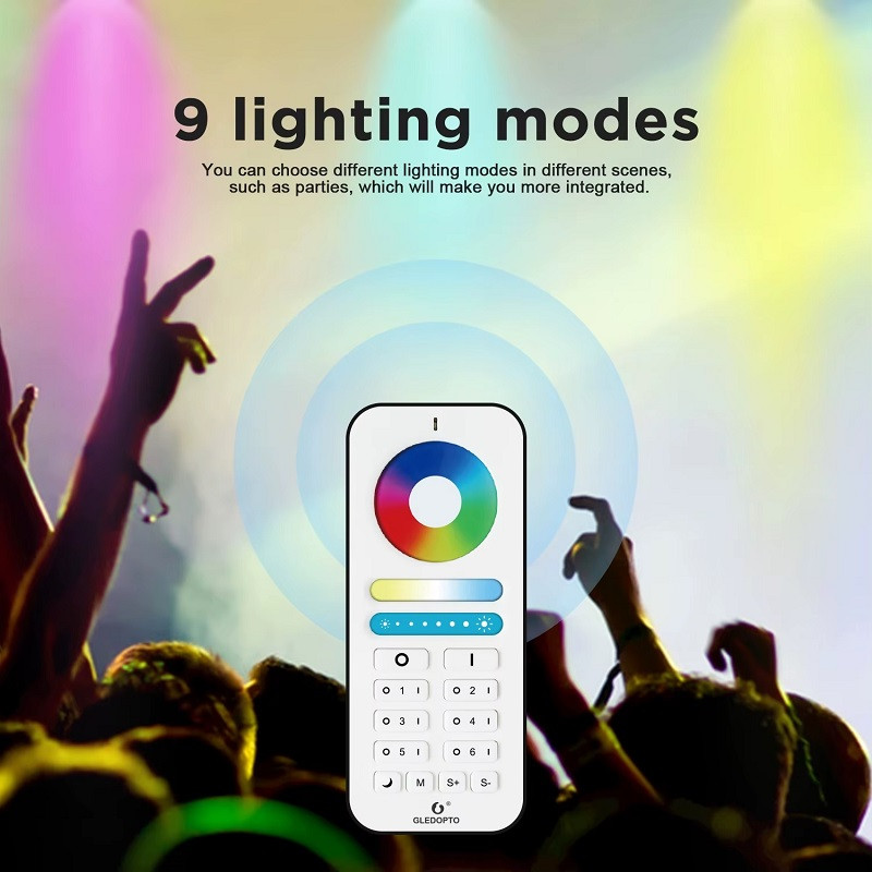 Six zones RGB+CCT (RGBWW) LED Remote Controller, REM-D Six zones RGB+CCT (RGBWW) LED Remote Controller, REM-D