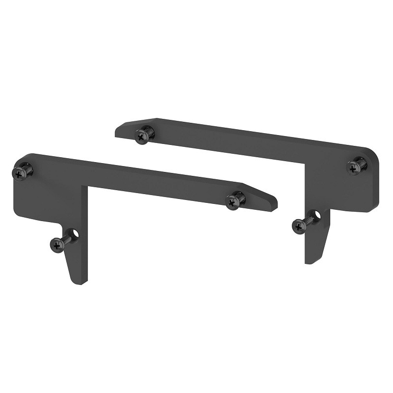 2m DOWN-STEP LED profile, black painted 2m DOWN-STEP LED profile, black painted